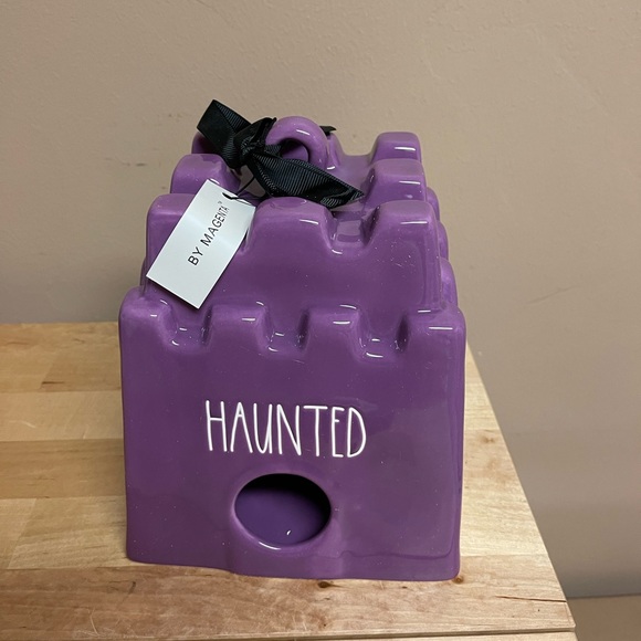 Rae Dunn Other - Rae Dunn Haunted Purple Castle Birdhouse Halloween Seasonal Home Decor